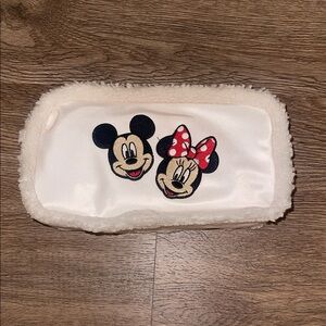 Stoney Clover Lane Disney Small Pouch with Sherpa Outline